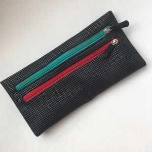Mod stylish black wallet clutch
